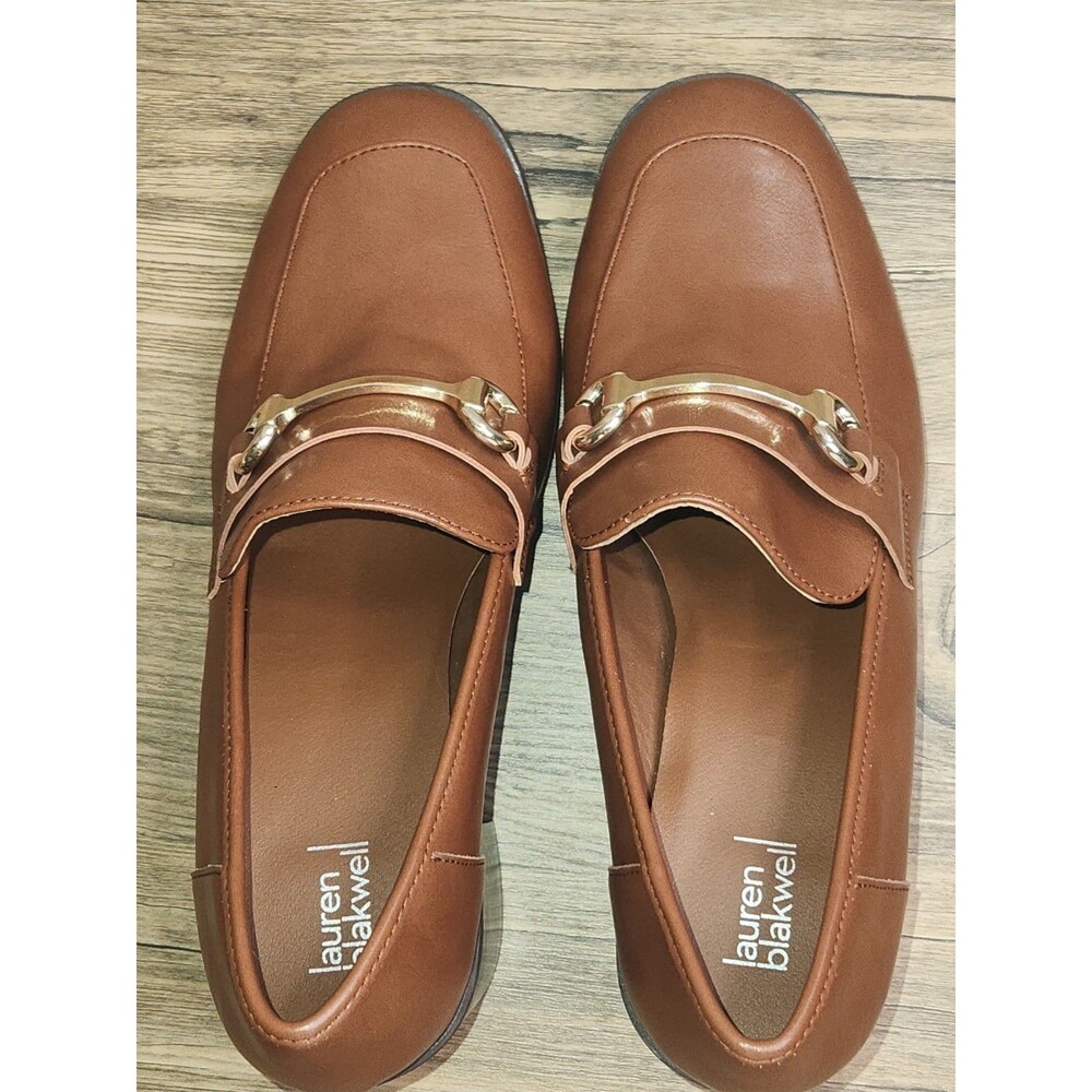 Lauren Blakwell "Neil Cognac Pumps Women's Size 10 Medium - Picture 14 of 16